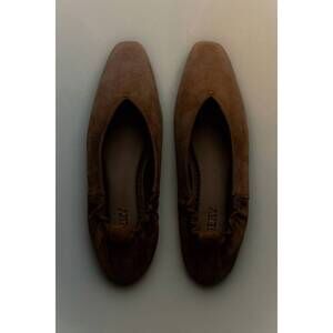 NEW A.EMERY women's brie flat shoes in cognac